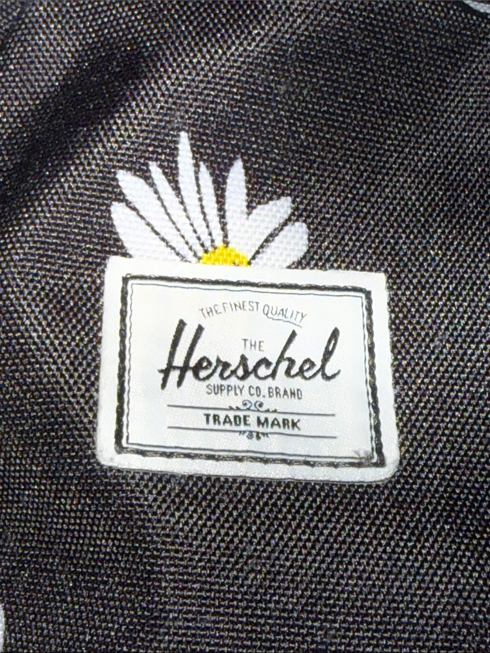 Herschel Nova Black Daisy Mini Backpack